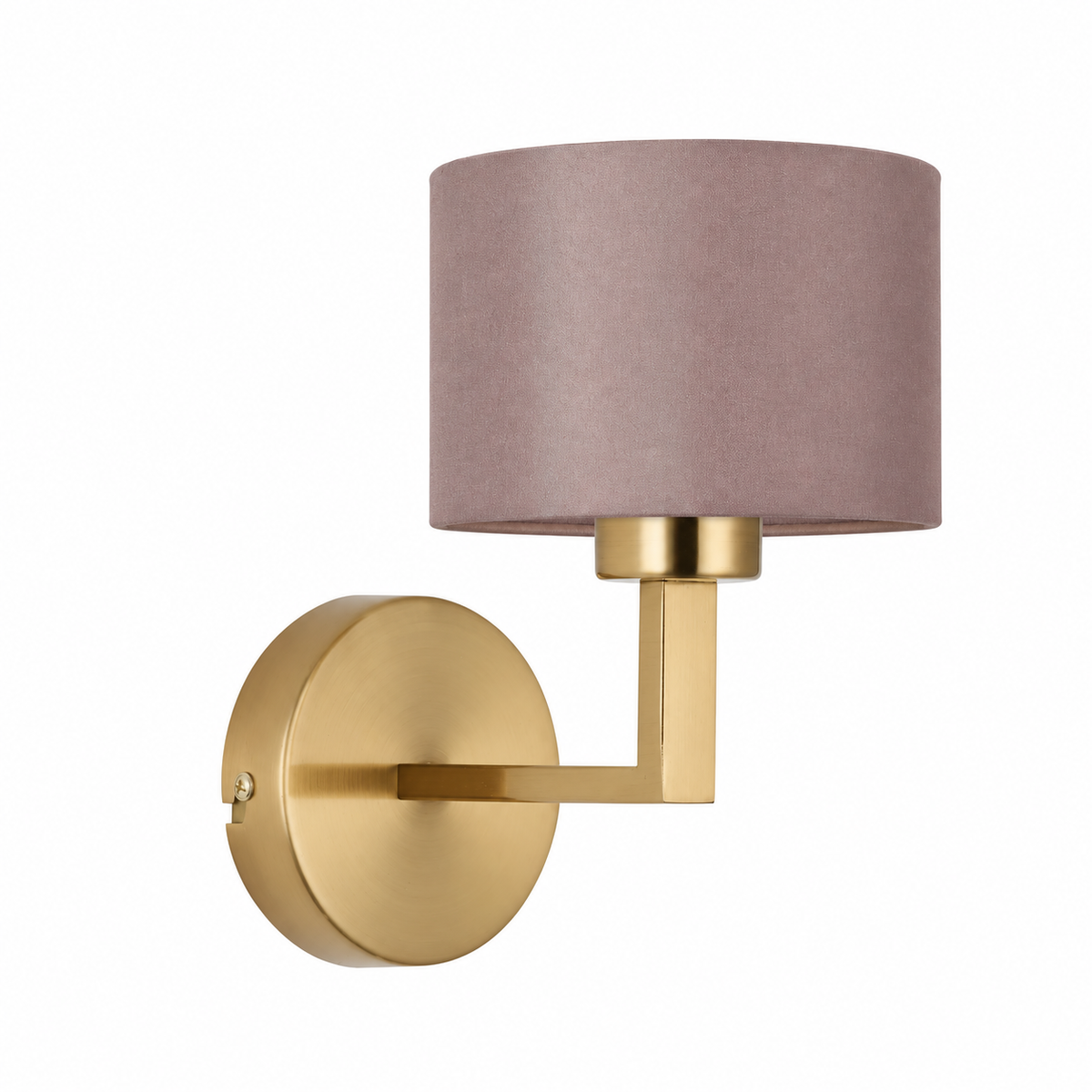 Clara 1Lt Round Base Wall Light- Various Finishes