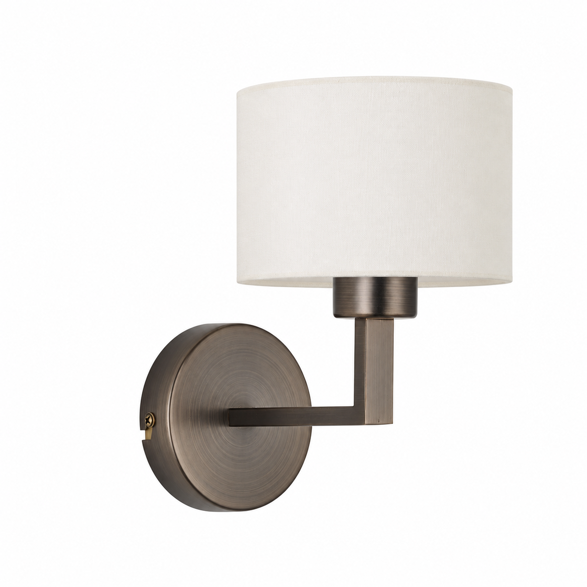 Clara 1Lt Round Base Wall Light- Various Finishes