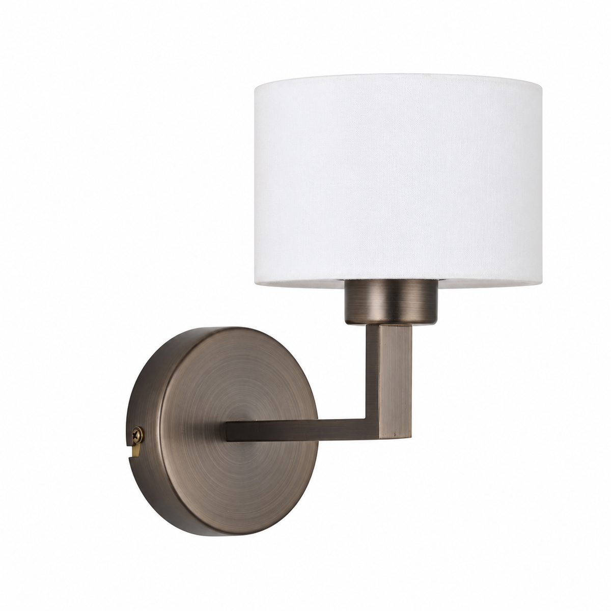 Clara 1Lt Round Base Wall Light- Various Finishes