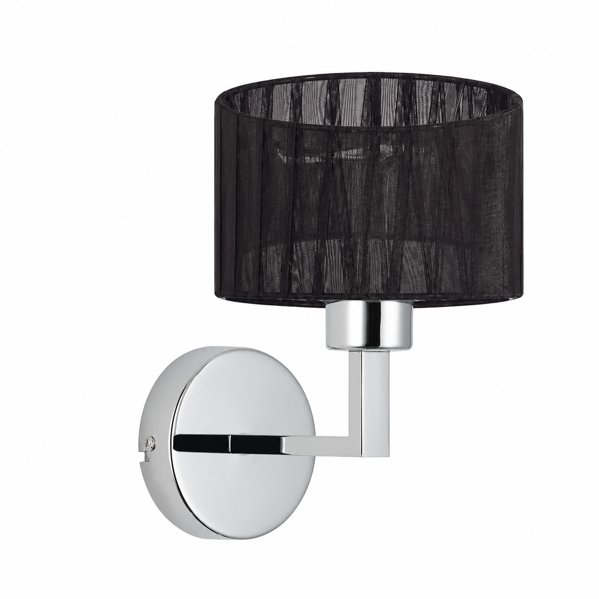 Clara 1Lt Round Base Wall Light- Various Finishes