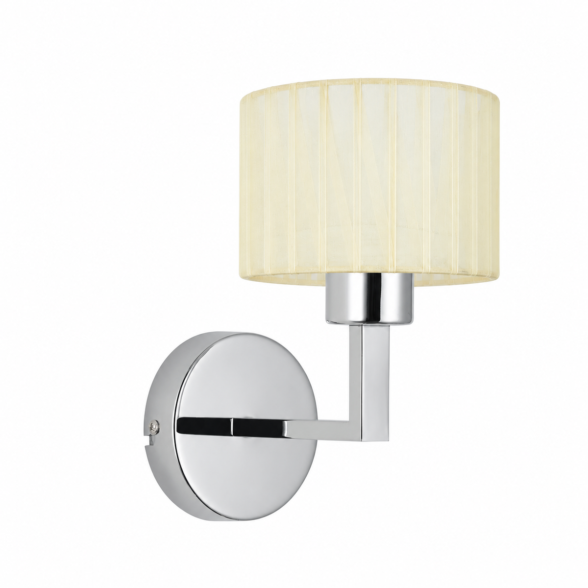 Clara 1Lt Round Base Wall Light- Various Finishes