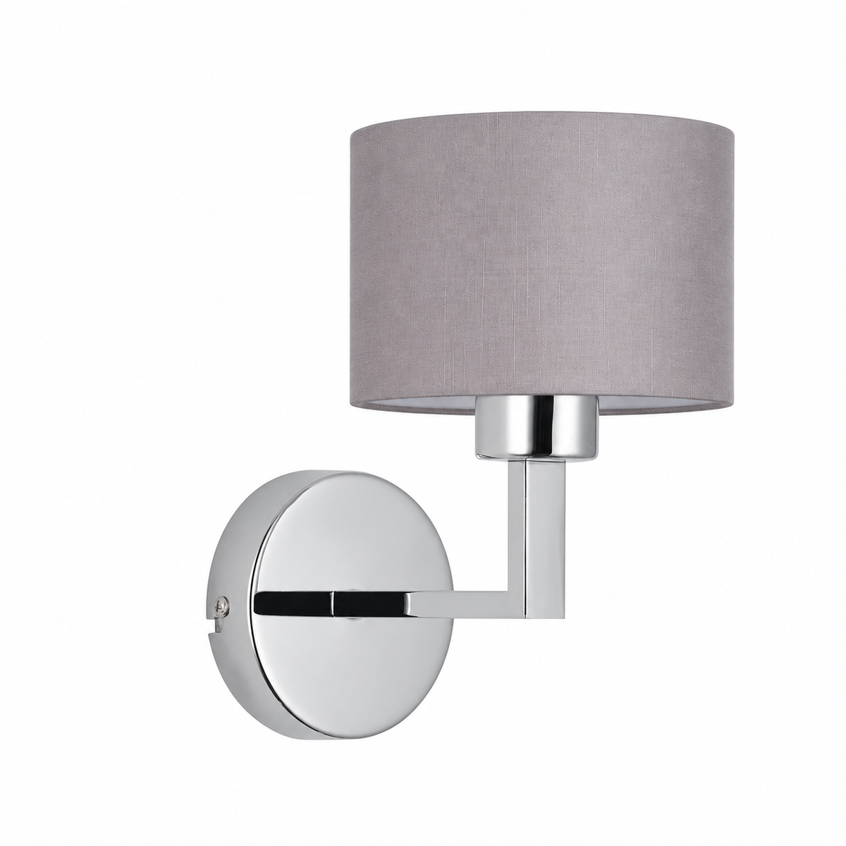Clara 1Lt Round Base Wall Light- Various Finishes