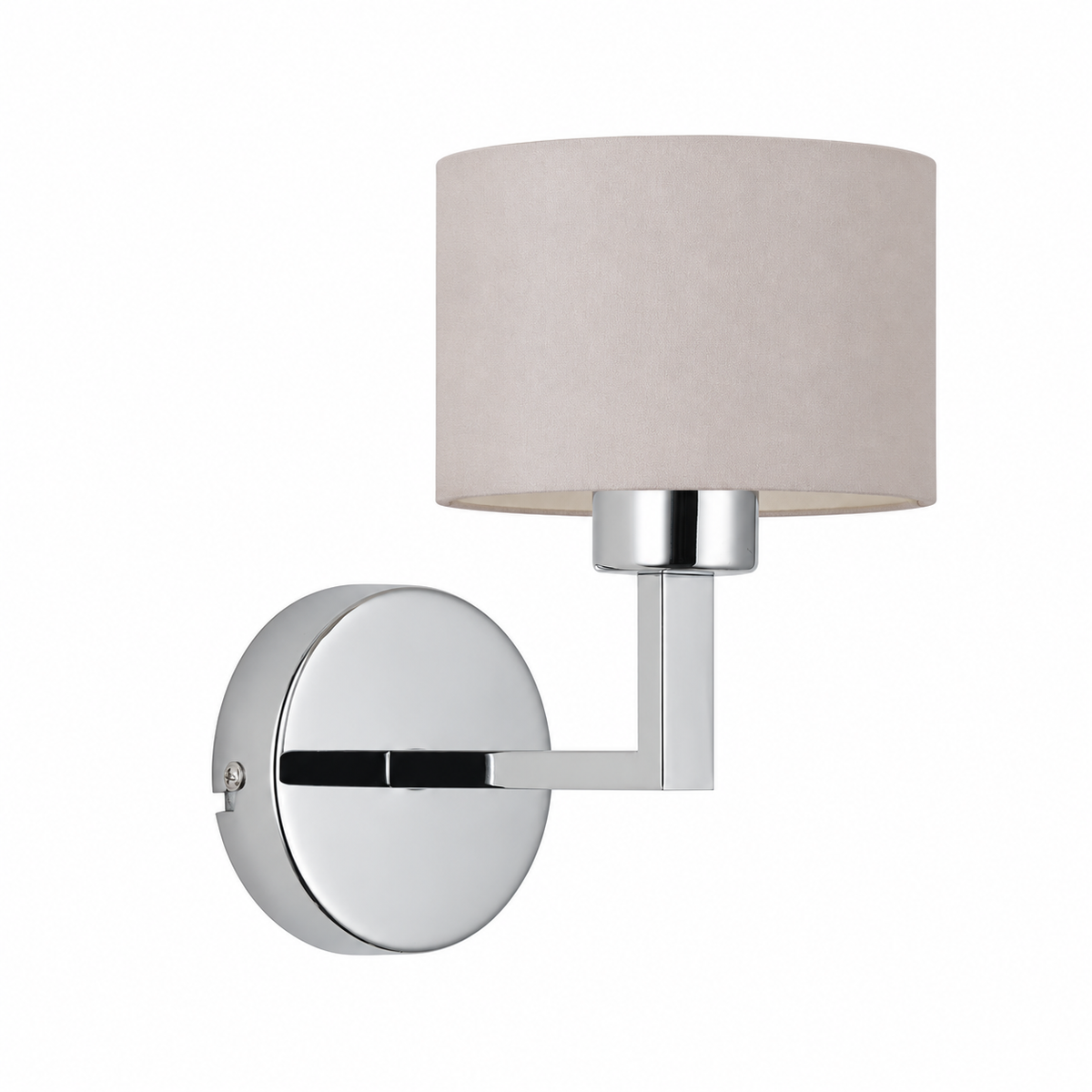 Clara 1Lt Round Base Wall Light- Various Finishes