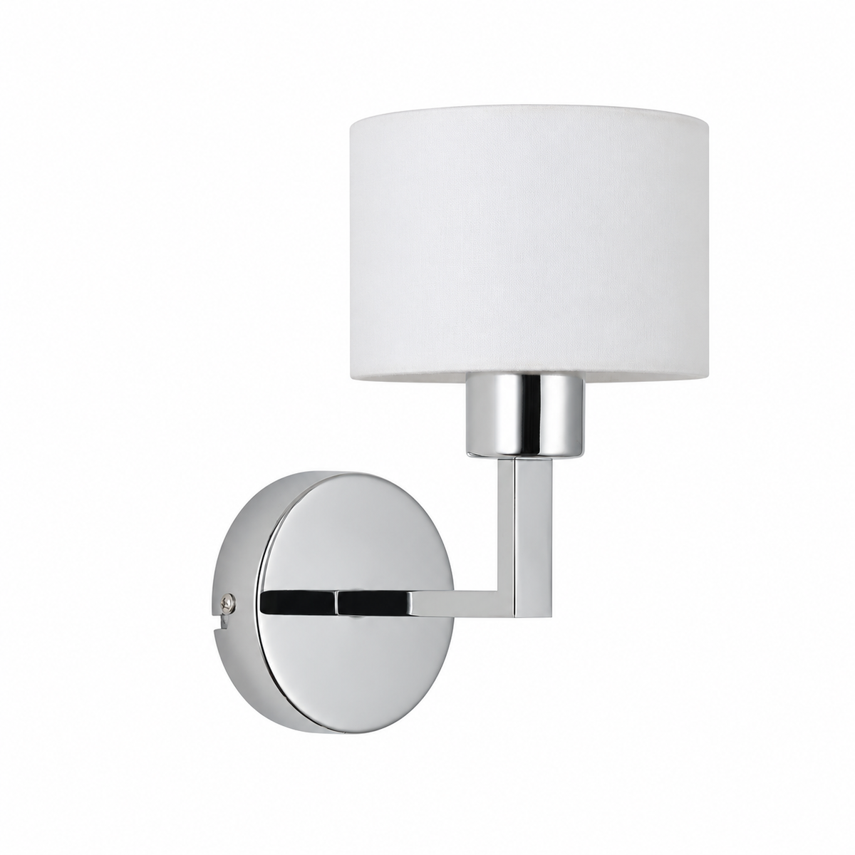 Clara 1Lt Round Base Wall Light- Various Finishes