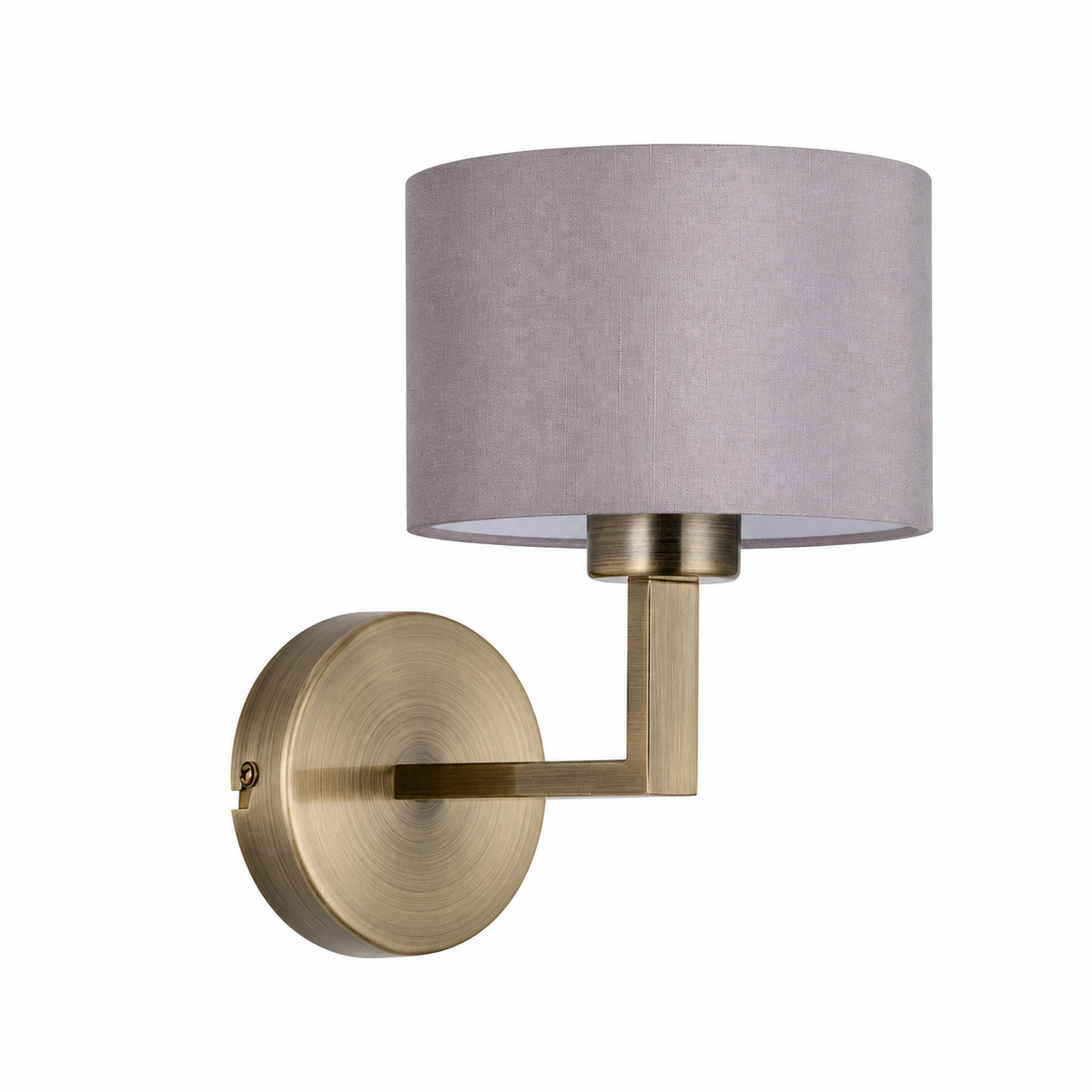 Clara 1Lt Round Base Wall Light- Various Finishes