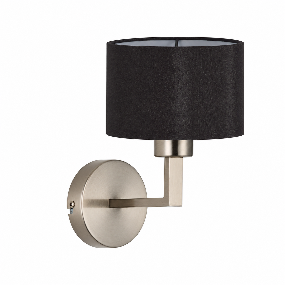 Clara 1Lt Round Base Wall Light- Various Finishes