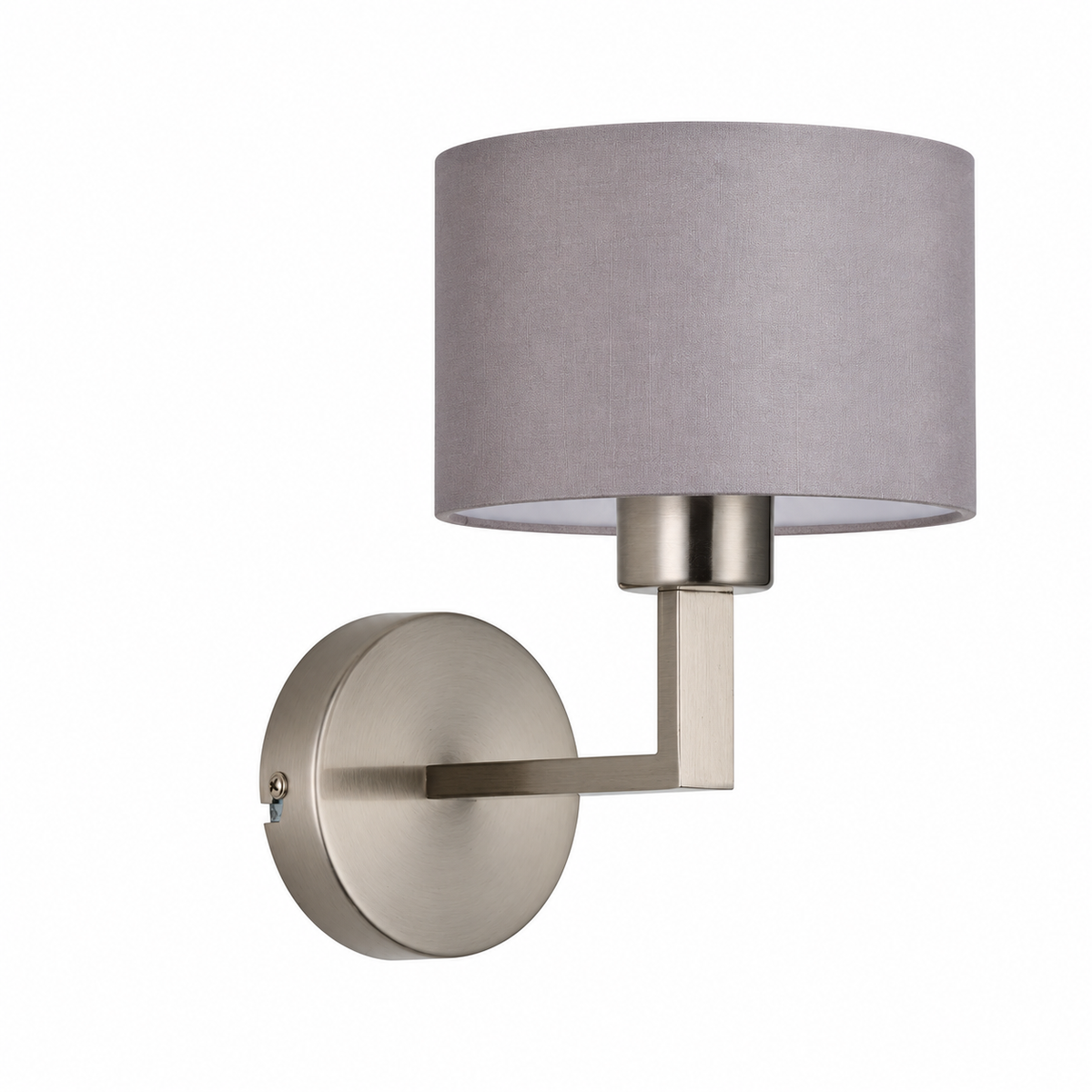 Clara 1Lt Round Base Wall Light- Various Finishes