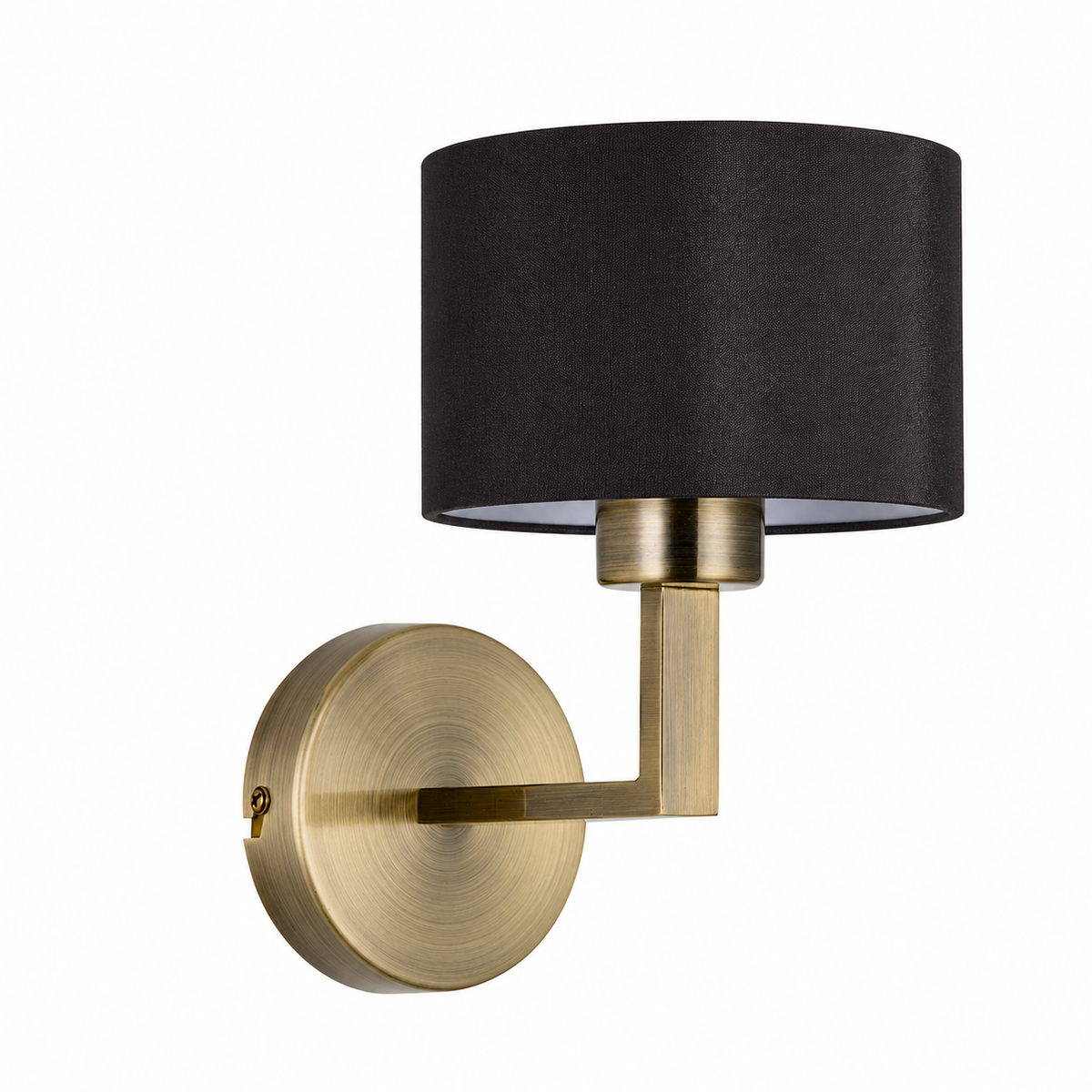 Clara 1Lt Round Base Wall Light- Various Finishes