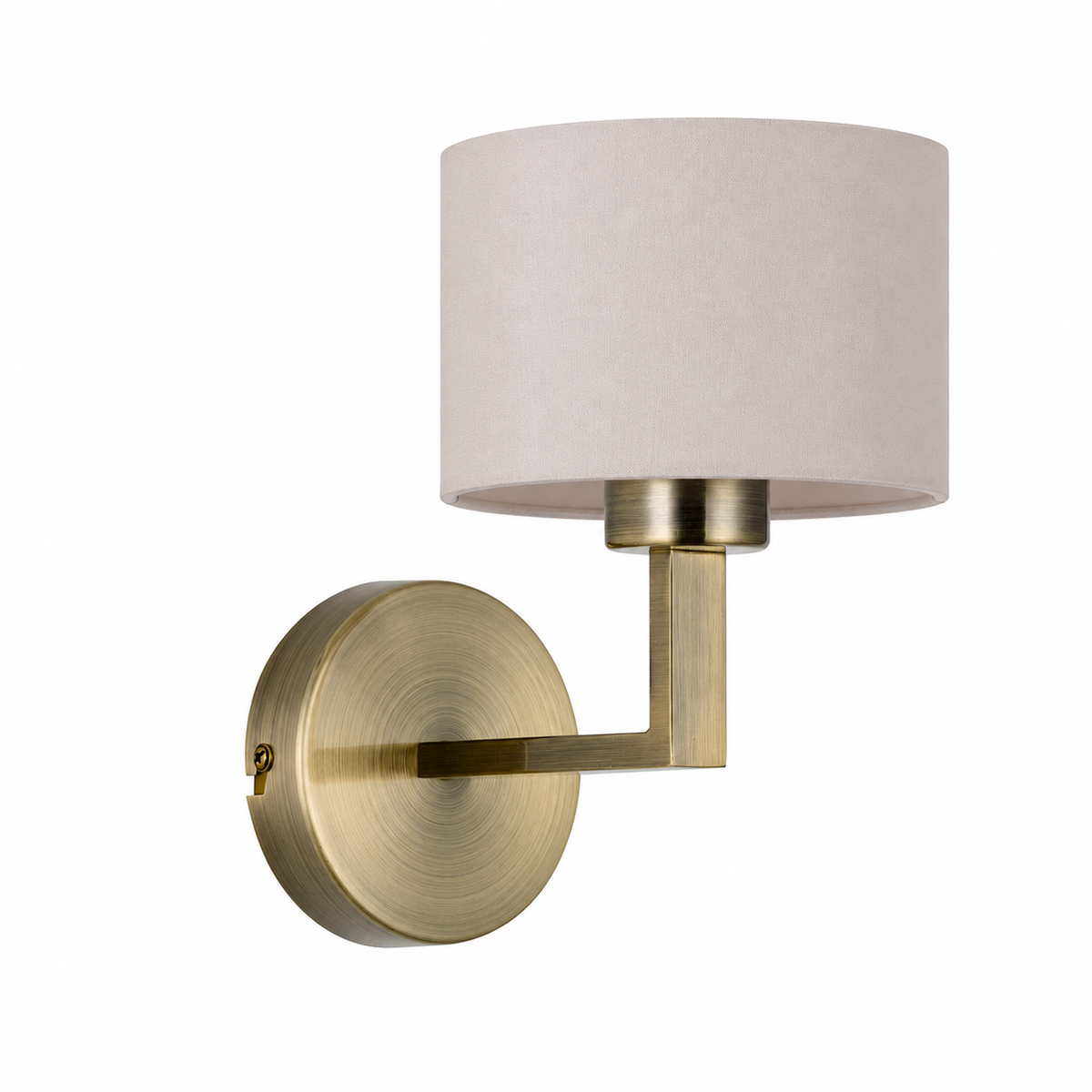 Clara 1Lt Round Base Wall Light- Various Finishes