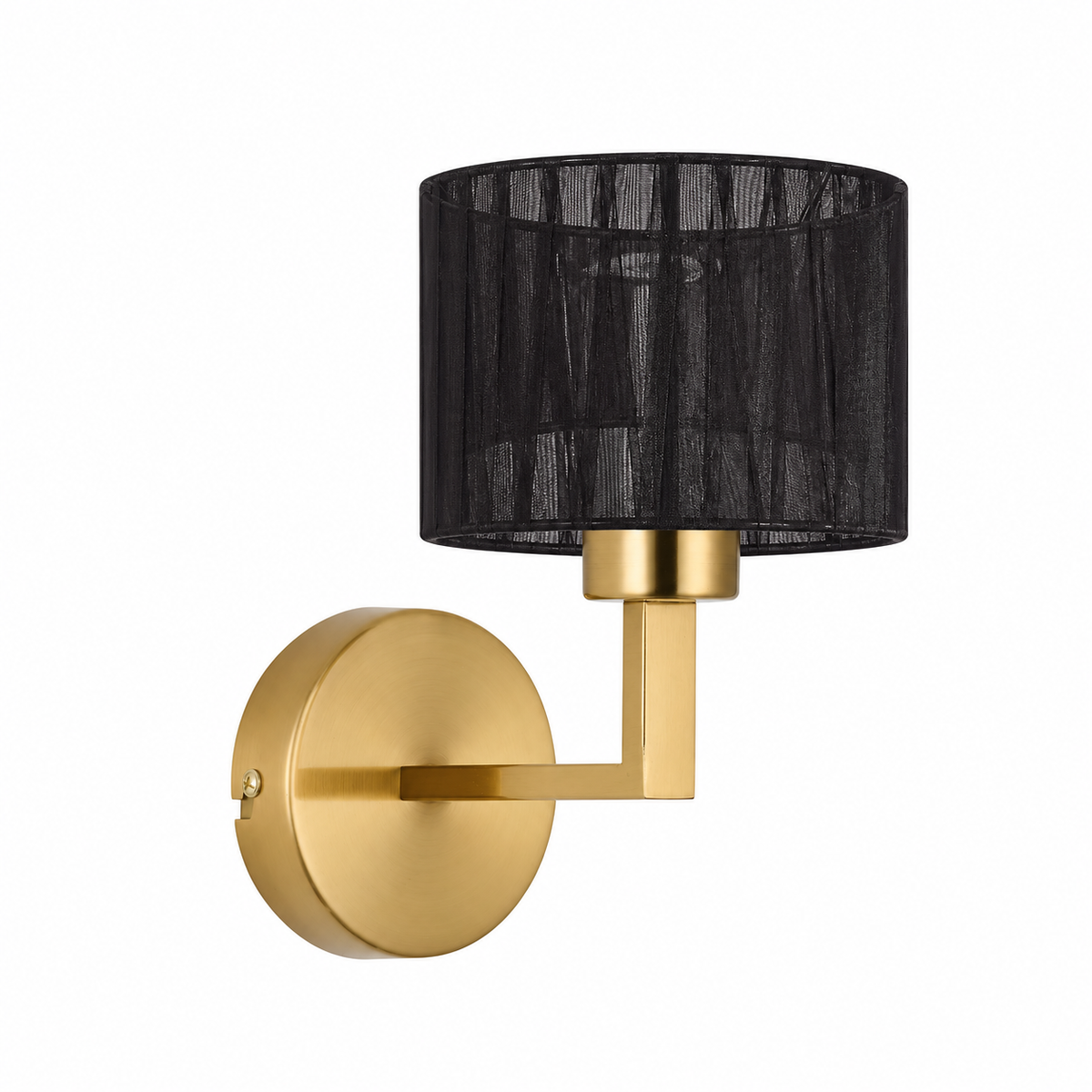 Clara 1Lt Round Base Wall Light- Various Finishes
