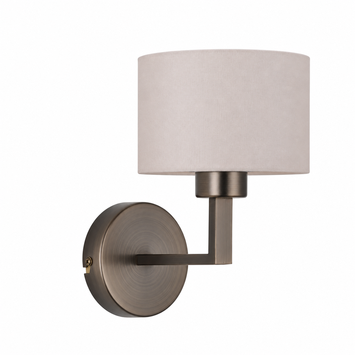 Clara 1Lt Round Base Wall Light- Various Finishes