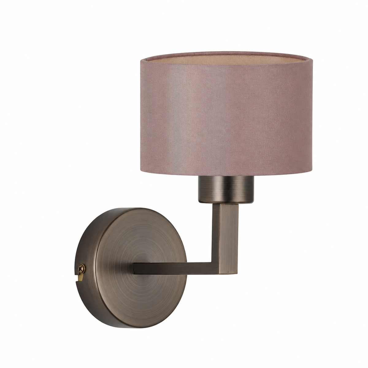 Clara 1Lt Round Base Wall Light- Various Finishes