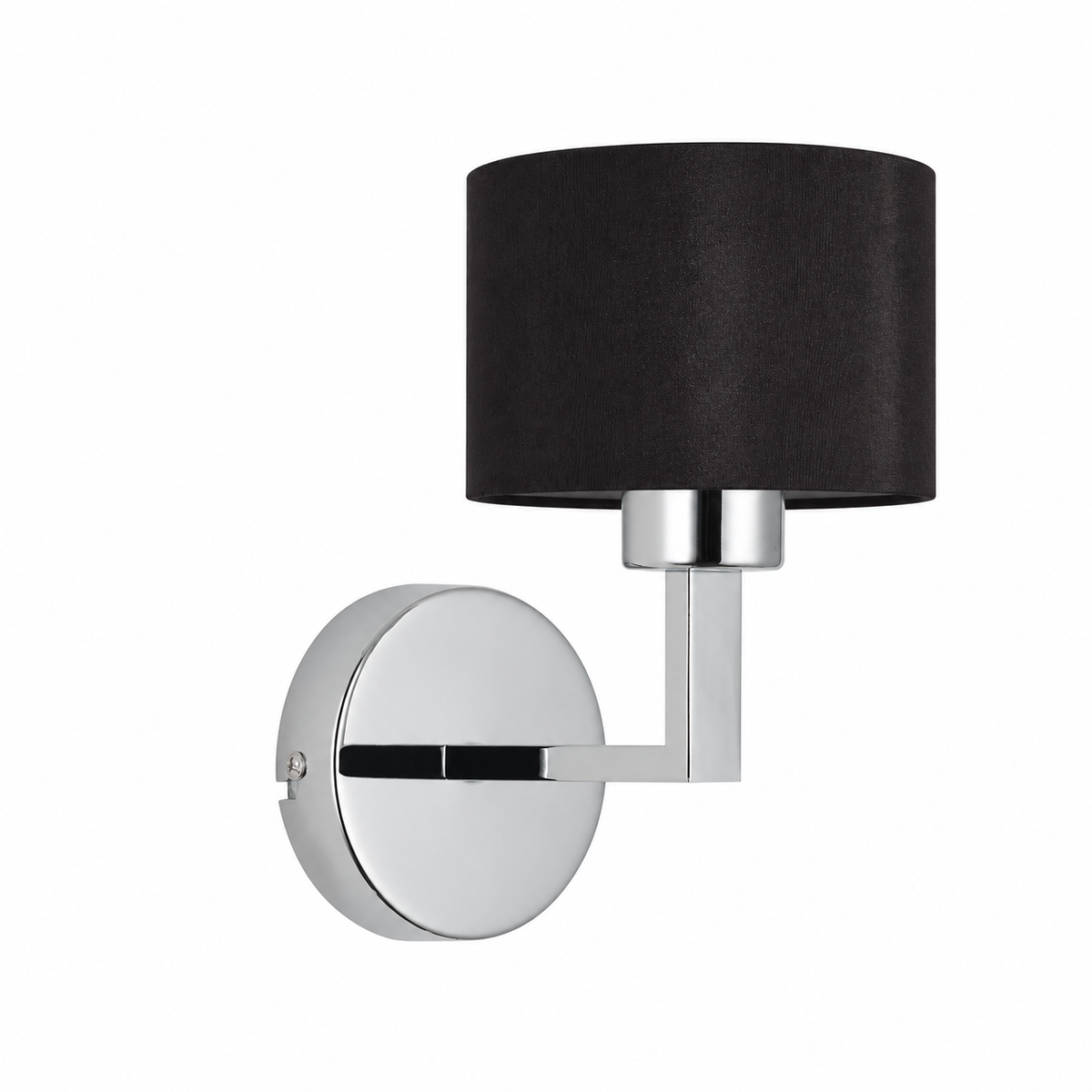 Clara 1Lt Round Base Wall Light- Various Finishes