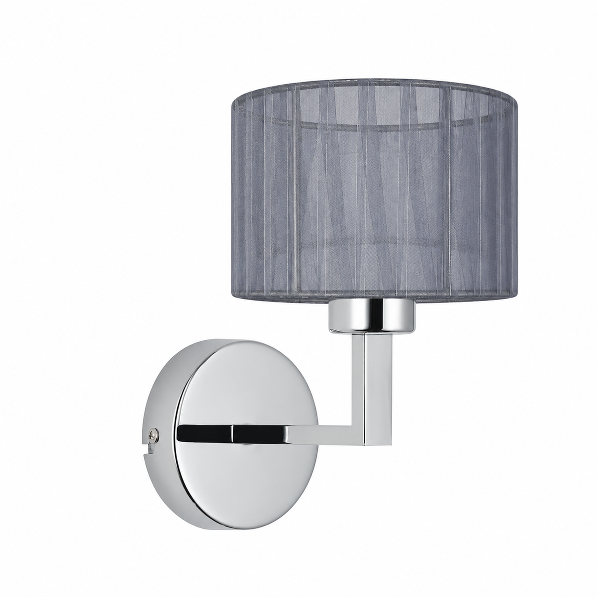 Clara 1Lt Round Base Wall Light- Various Finishes