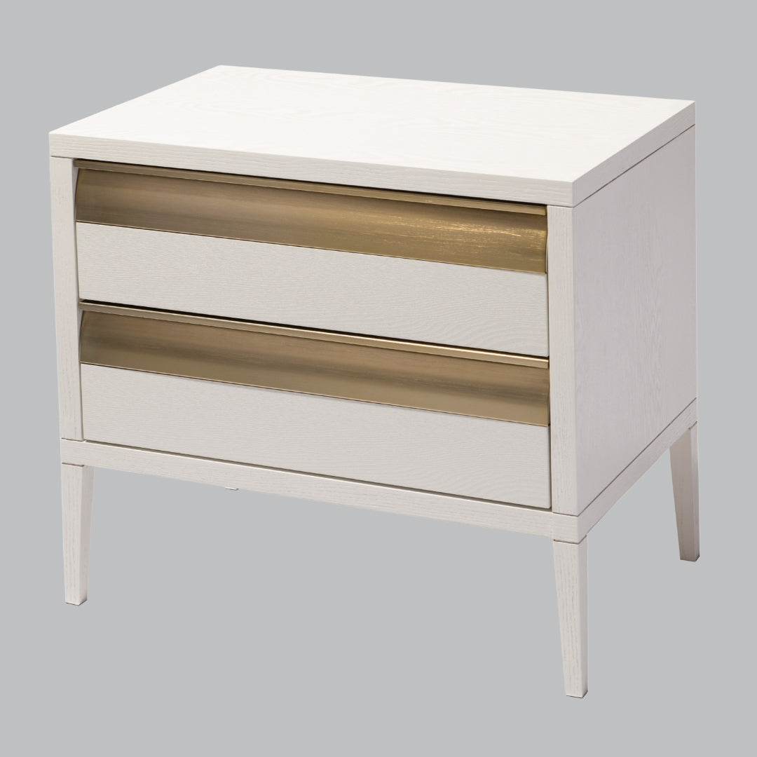 Cleo 2 Drawer Side Table