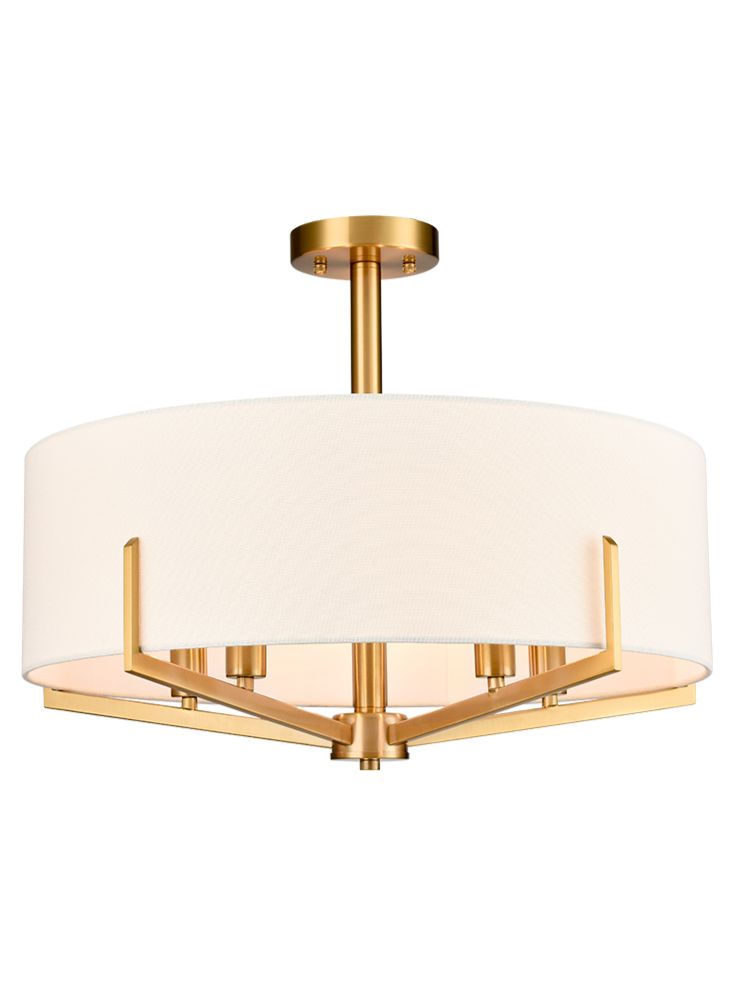 Sutton 5Lt Centre Ceiling Light /Flush Conversion - Cream Finish