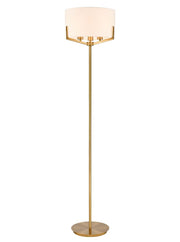 Sutton 3Lt Floor Lamp - Cream Finish