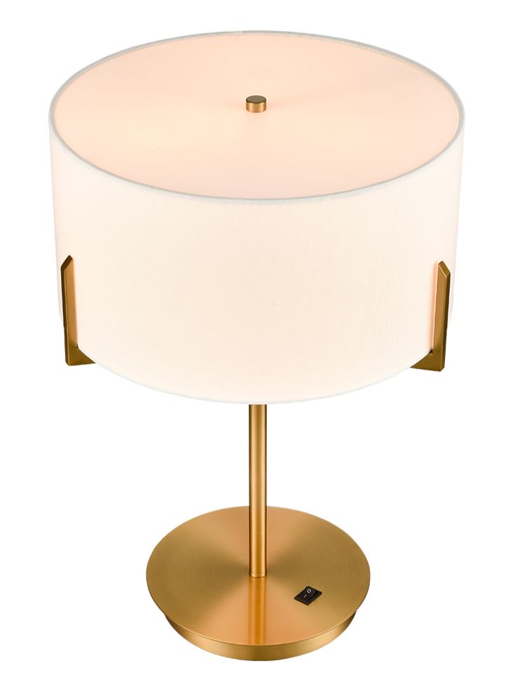 Sutton 3Lt Table Lamp - Cream Finish