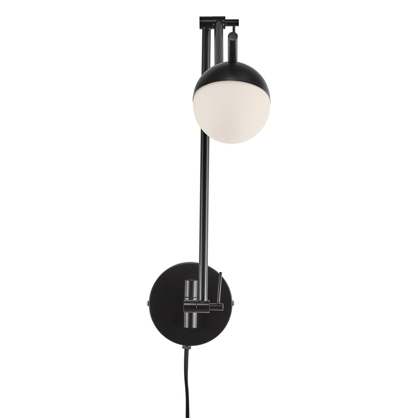 Contina Task Wall Light- Black/ Brass Finish