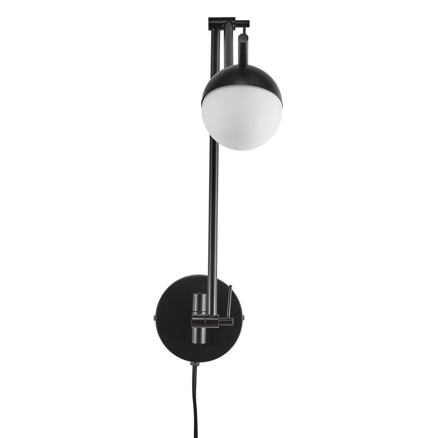 Contina Task Wall Light- Black/ Brass Finish