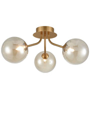 Cosmo 3/5Lt Flush Ceiling Light in various Finish