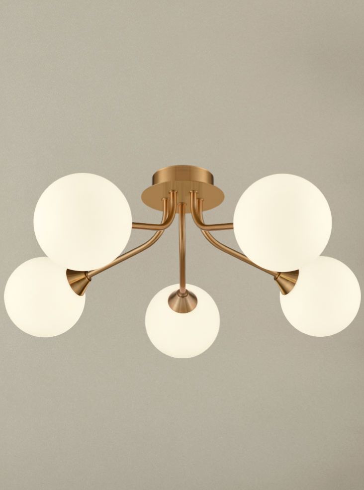 Cosmo 3/5Lt Flush Ceiling Light in various Finish