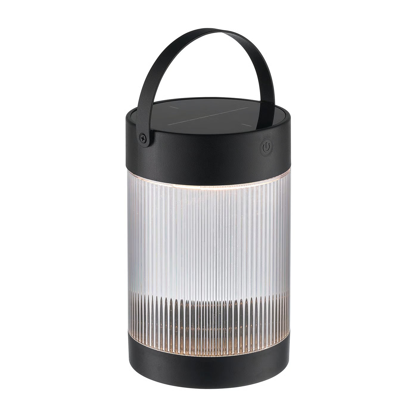 Coupar Solar Table lamp- Black/ Sand Finish