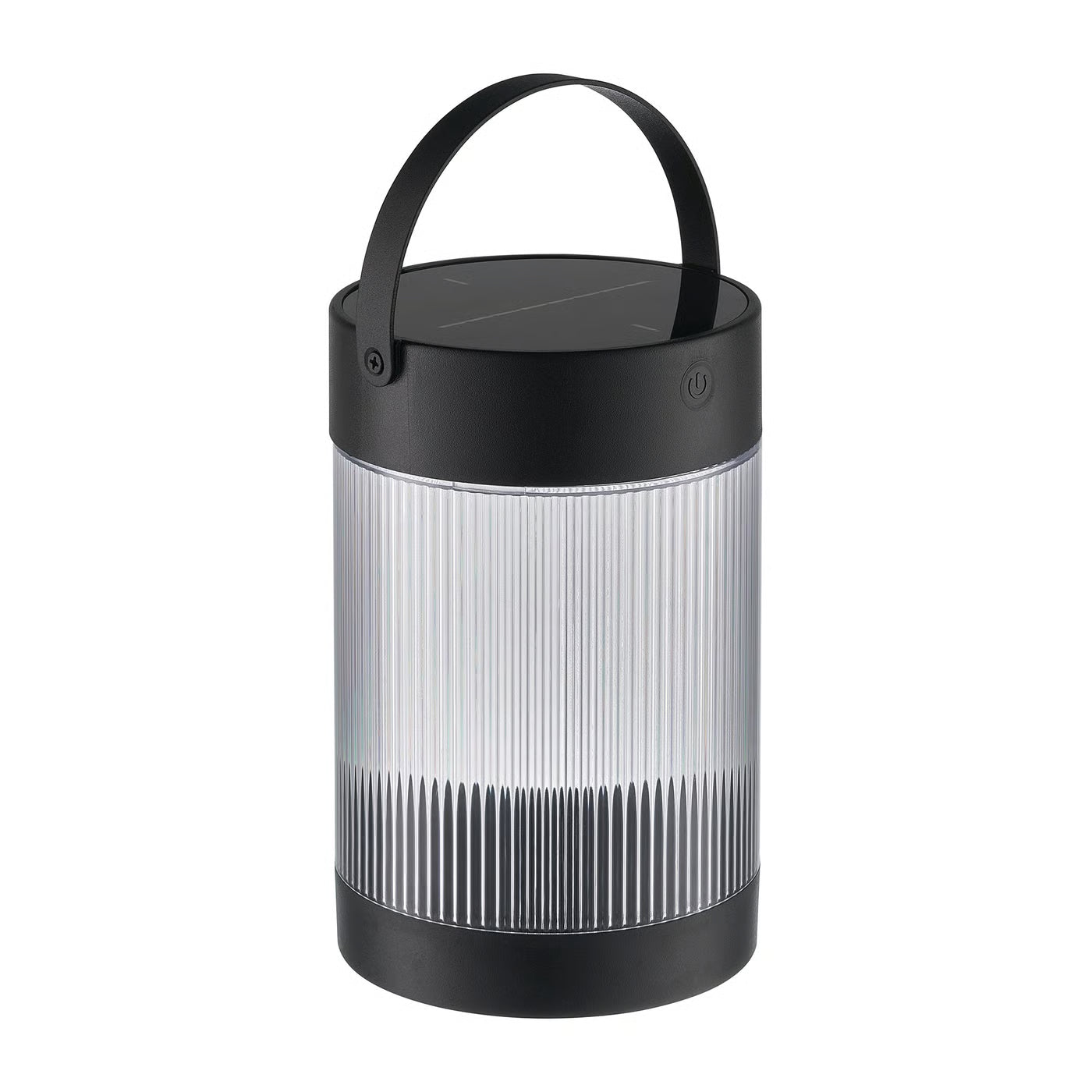 Coupar Solar Table lamp- Black/ Sand Finish