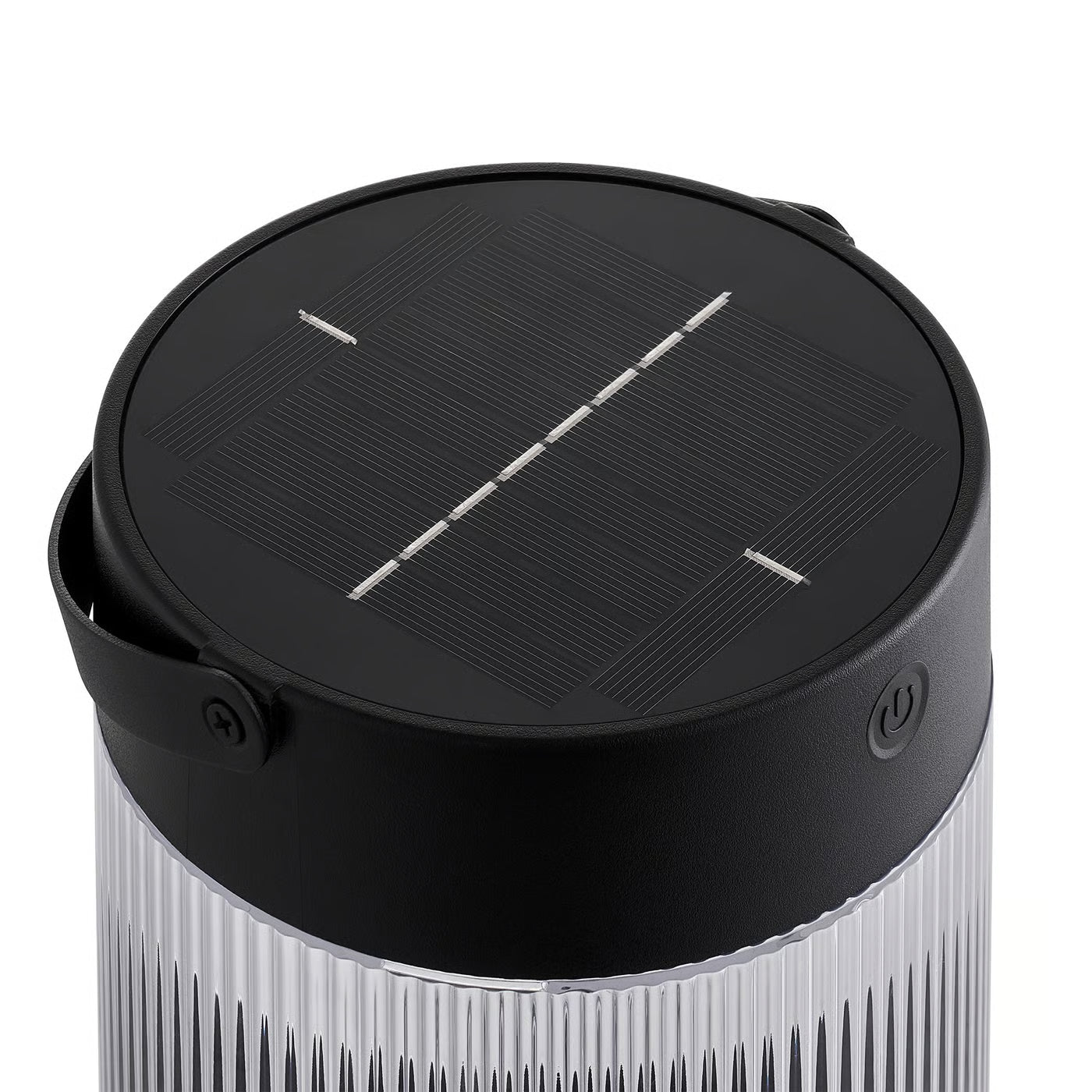 Coupar Solar Table lamp- Black/ Sand Finish