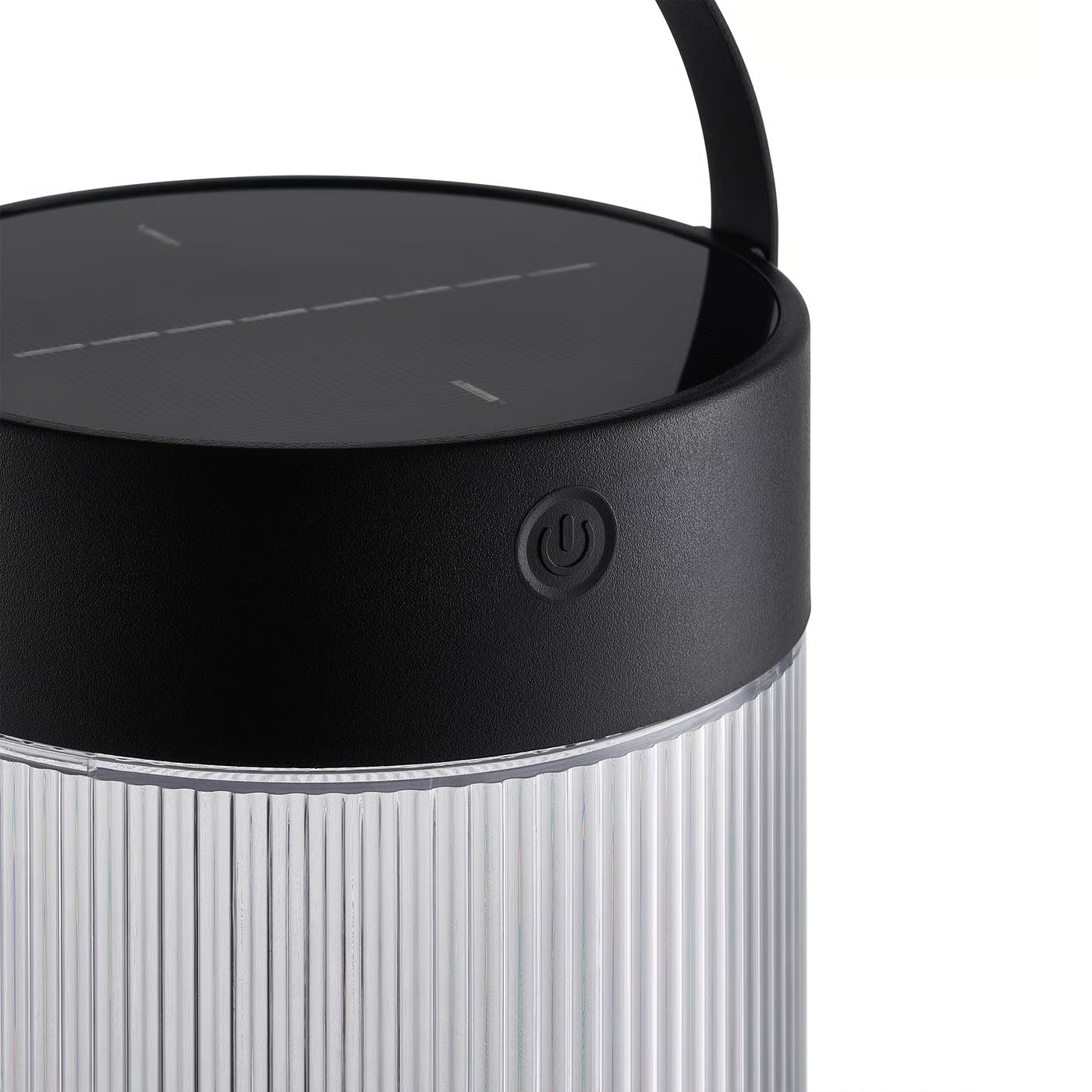 Coupar Solar Table lamp- Black/ Sand Finish