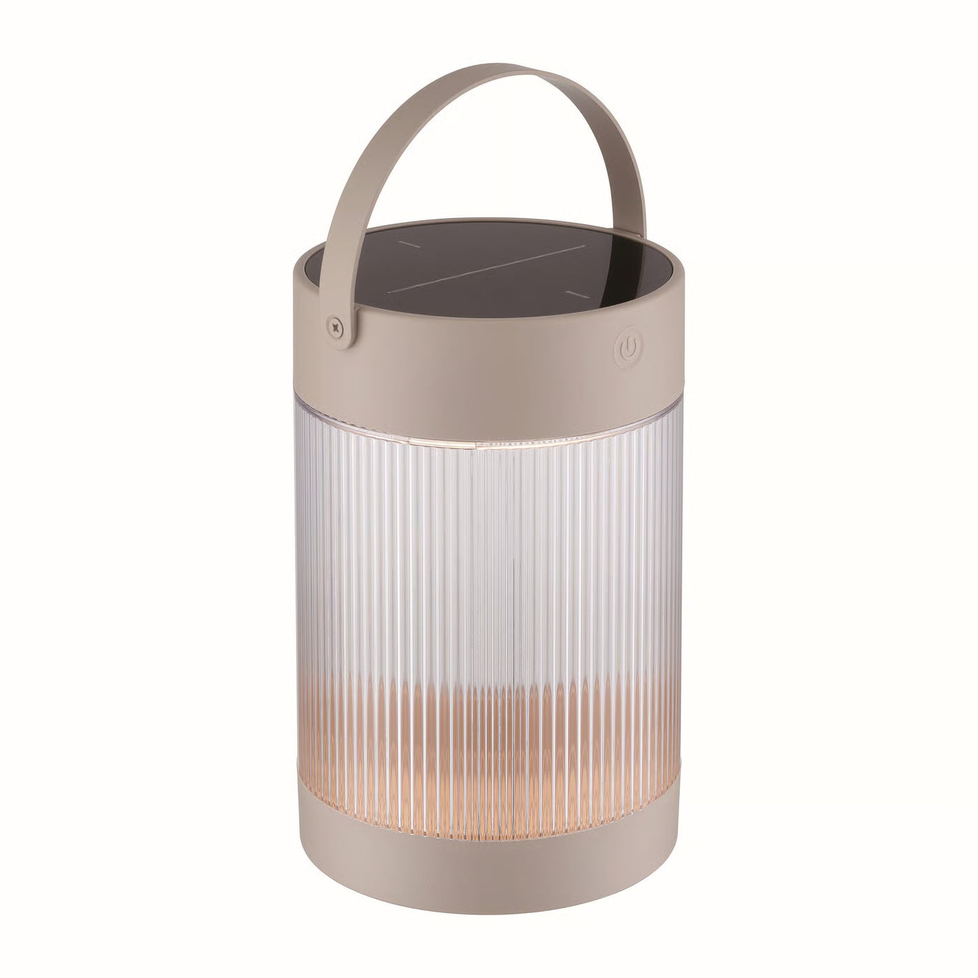 Coupar Solar Table lamp- Black/ Sand Finish