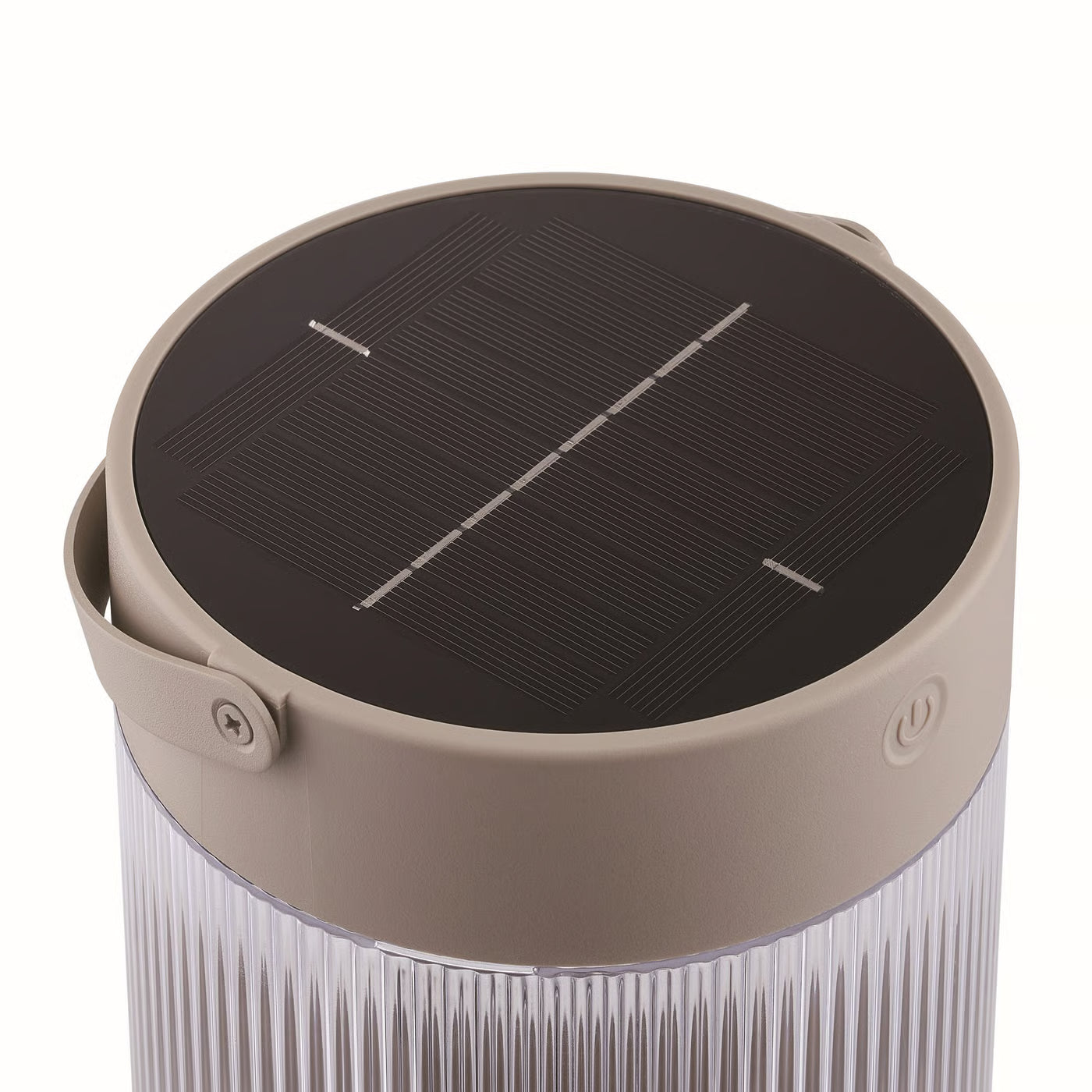 Coupar Solar Table lamp- Black/ Sand Finish