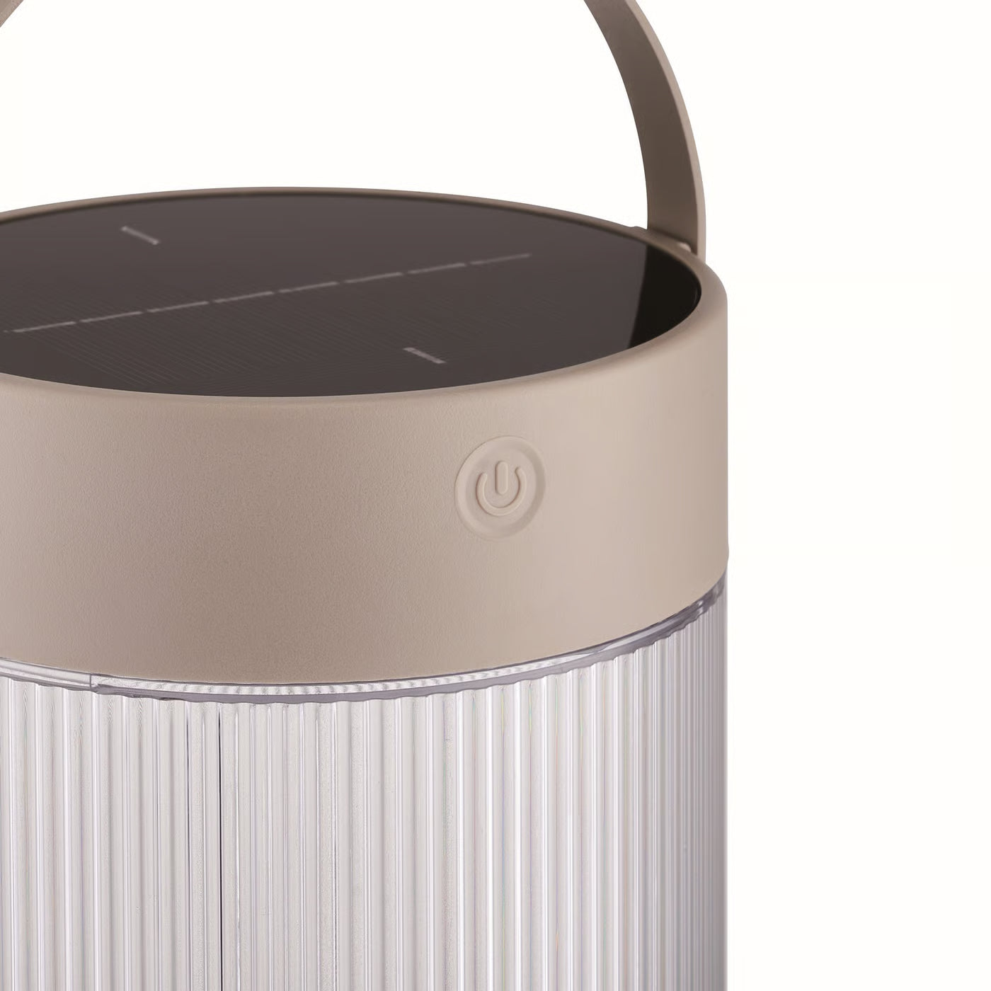 Coupar Solar Table lamp- Black/ Sand Finish