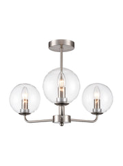 Syston  3/5Lt Fitting In Satin Nickel