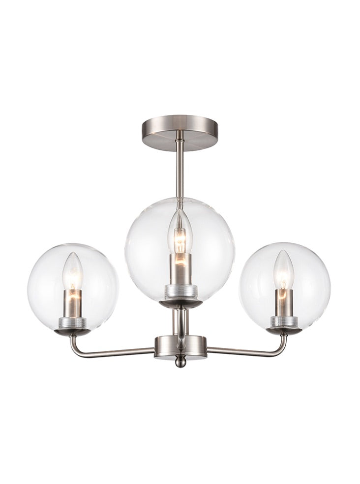 Syston  3/5Lt Fitting In Satin Nickel