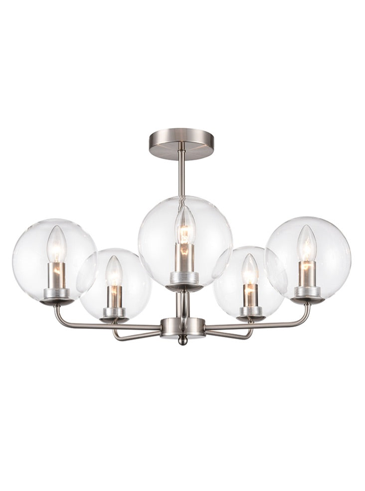 Syston  3/5Lt Fitting In Satin Nickel