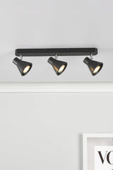 Diza 3Lt Bar Spotlight Matt Black/Matt Grey