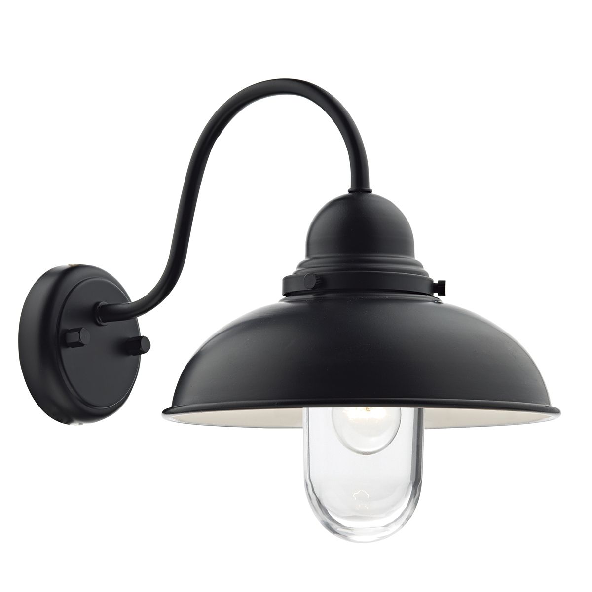 Dynamo Outdoor Wall Light Matt Black IP44