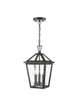 Catherby 3Lt Outdoor Lantern - Matt Black