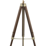 Easel Tripod Floor Lamp Dark Wood Base Only