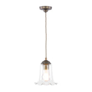 Ebba Pendant Light- Antique Brass & Various Glass Finishes