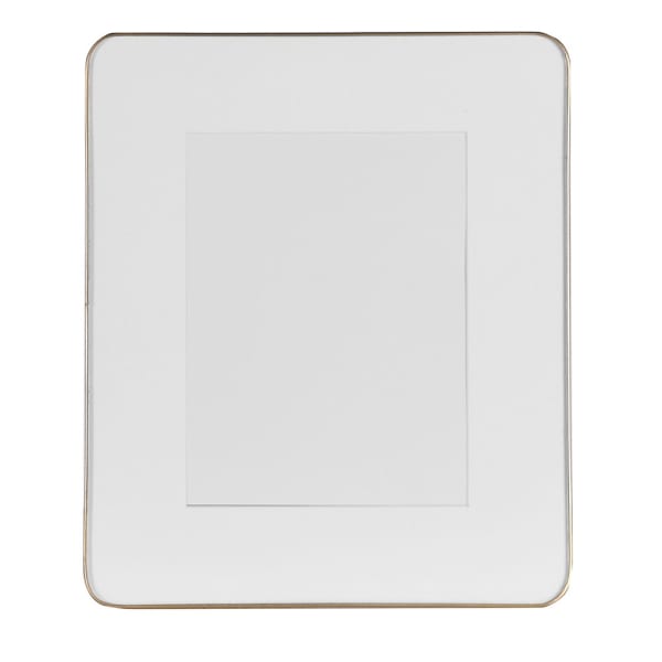 Large Gold Curved Edge Photo Frame - Christmas Gift