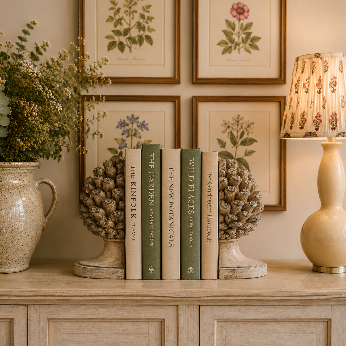 Acorn Bookends