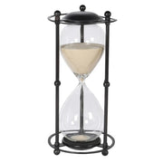 Black Metal Hour Glass