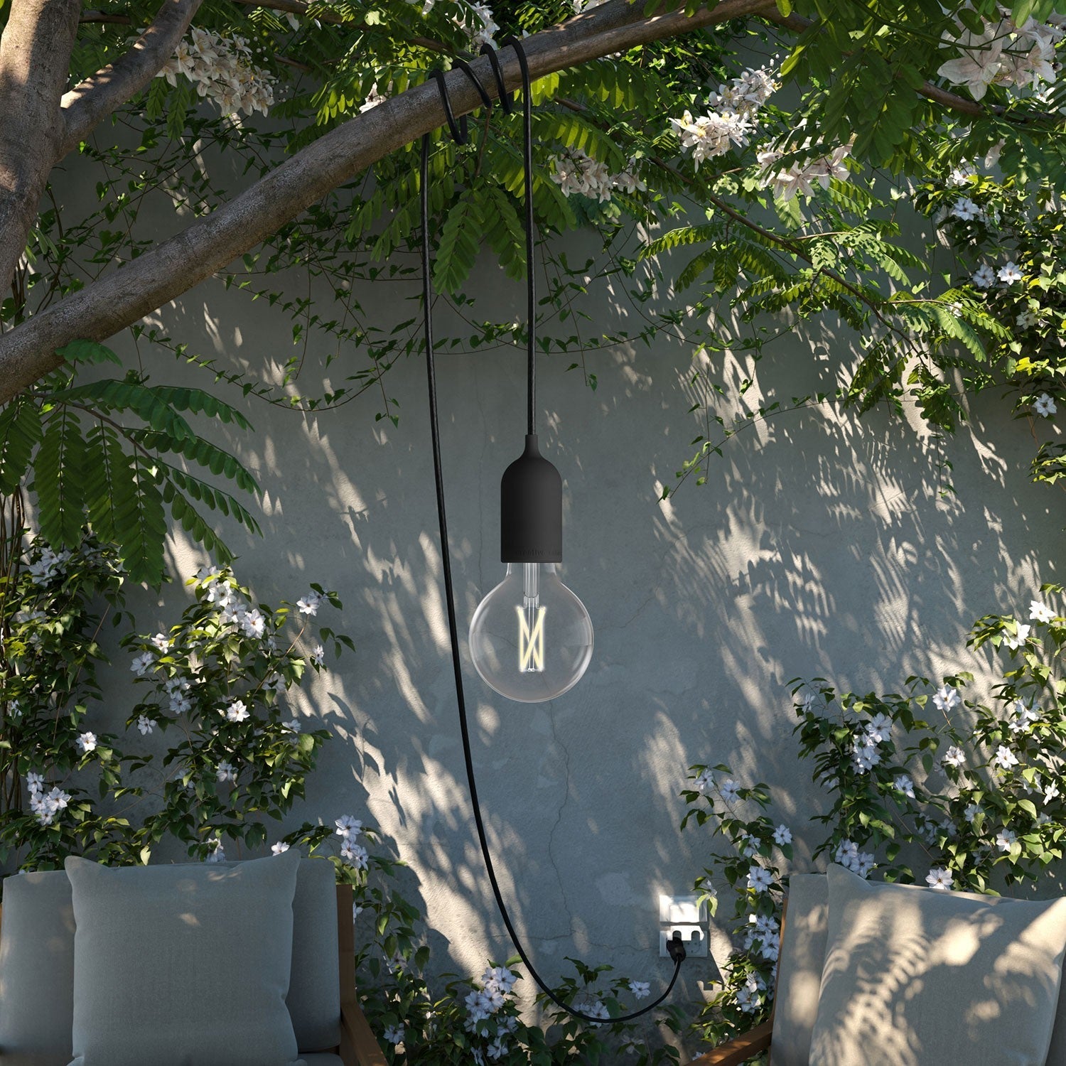 Beverford 1Lt Outdoor Pendant IP65 - Various Colours