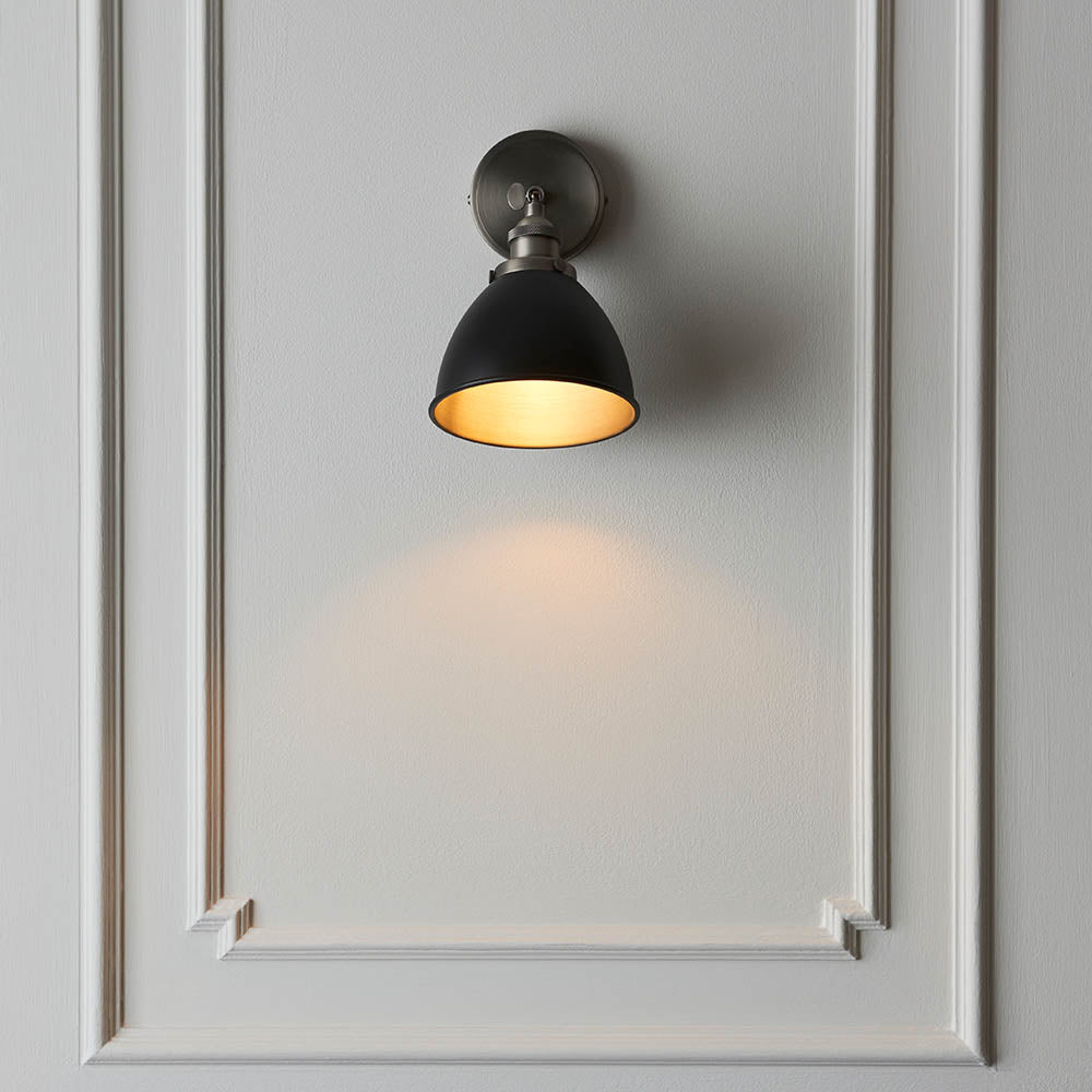 Concept Task Wall Light - Aged Pewter E14