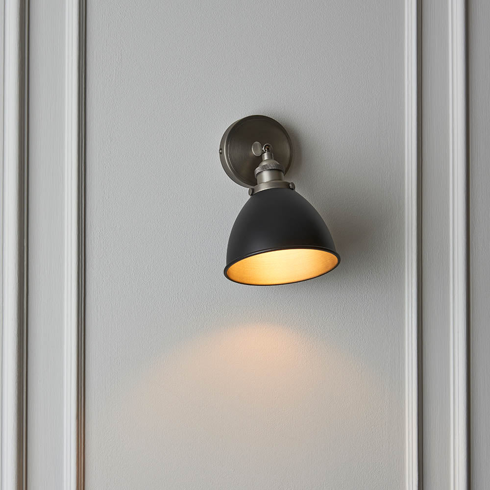 Concept Task Wall Light - Aged Pewter E14