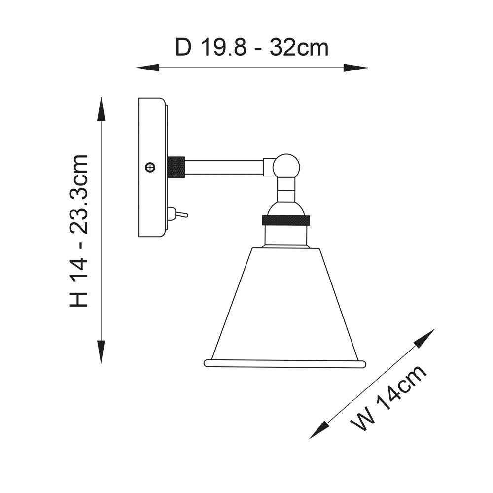 Niche Wall Light - Nickel E14