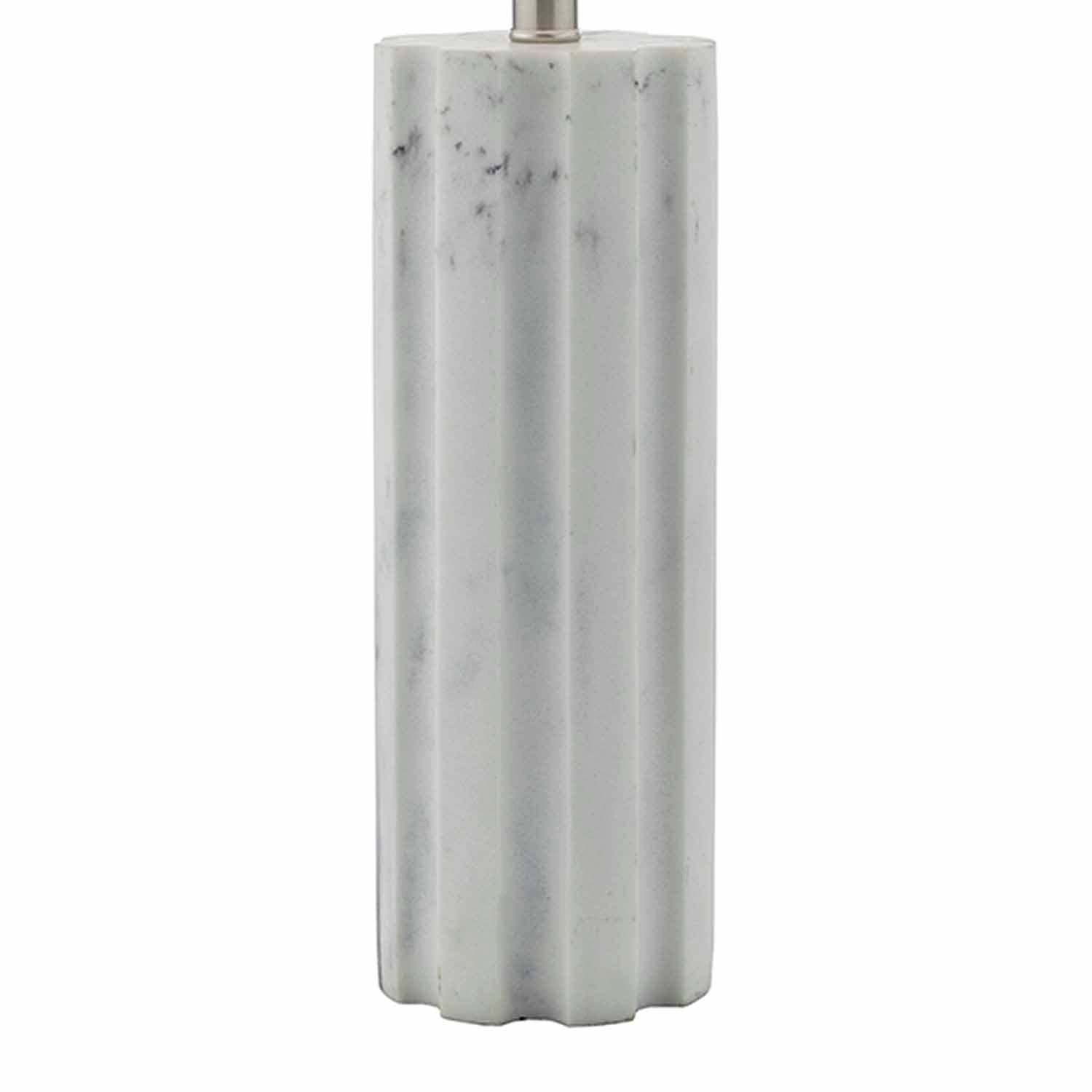 Erebus Table Lamp Marble Effect With Shade E27