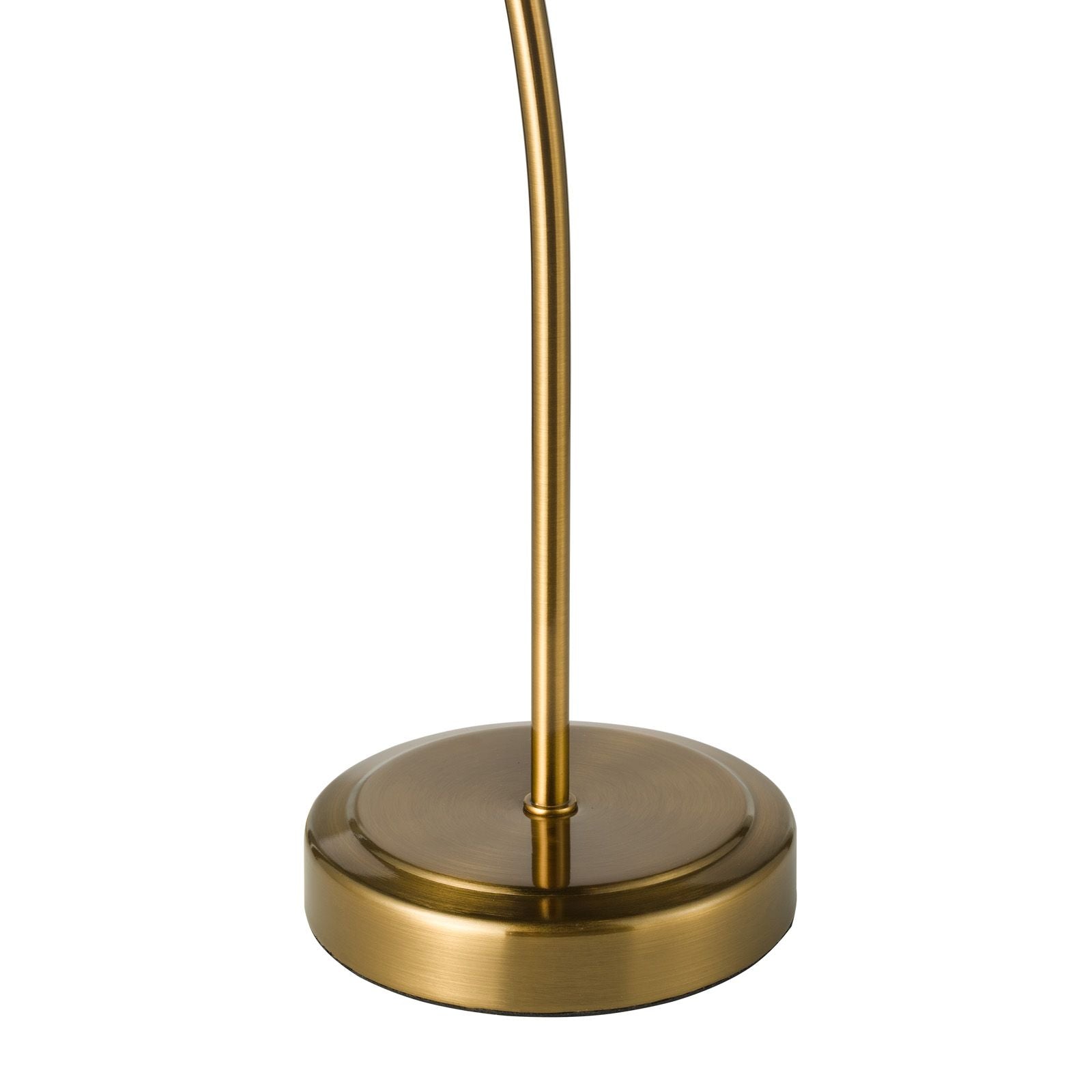 Erika Table Lamp-  Antique Bronze and Amber Glass
